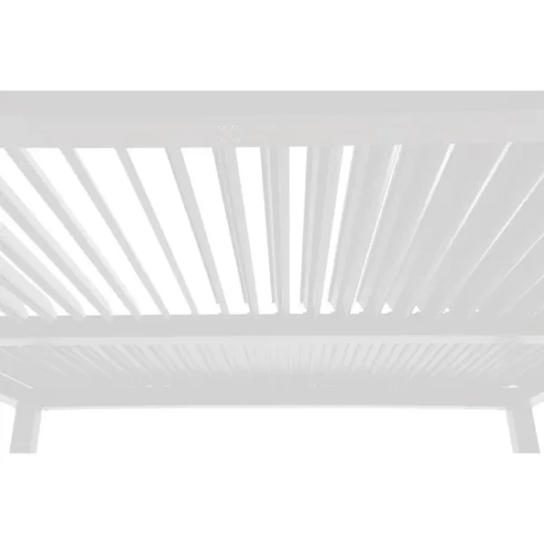 Pergola bioclimatique autoportante Clima – Aluminium blanc – 17,17 m²