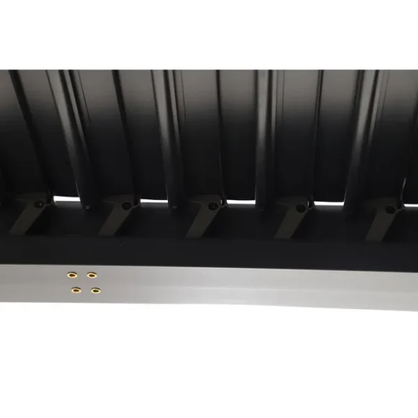 Pergola bioclimatique autoportante Clima – Aluminium gris anthracite – 9,69 m²