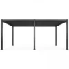 Pergola bioclimatique autoportante – Aluminium gris – 18 m²