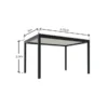Pergola bioclimatique autoportante Osaka – Aluminium gris anthracite – 12,15 m²