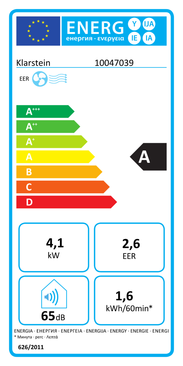 Climatiseur mobile Gris AireLux Smart 14000 BTU