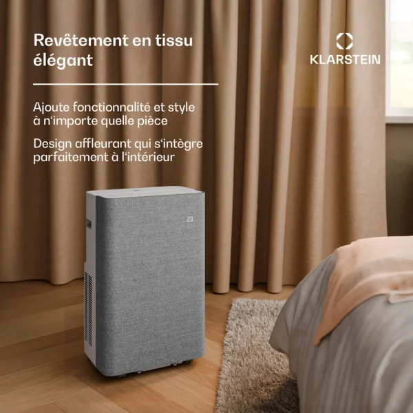 Climatiseur mobile Gris AireLux Smart 14000 BTU