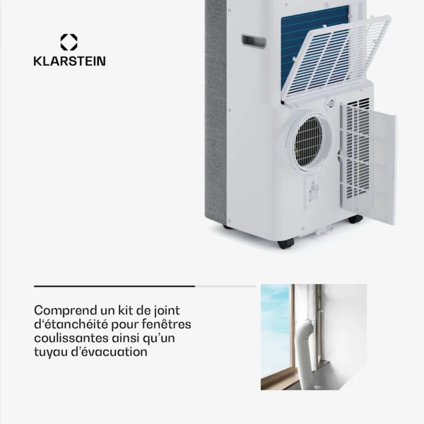 Climatiseur mobile Gris AireLux Smart 14000 BTU
