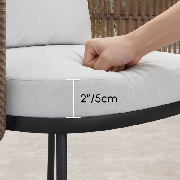 Ensemble de repas de jardin rectangulaire Grida 9 pièces avec 8 chaises en teck et résine tressée